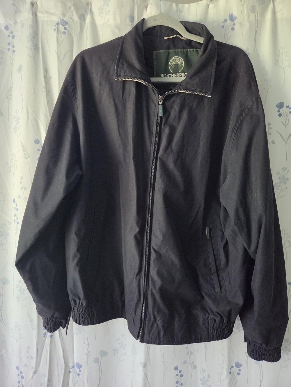 Weatherproof Men’s Black Windbreaker Jacket